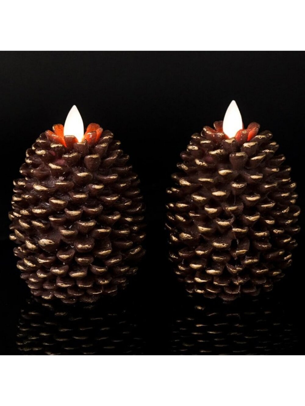 Battery Operated Flameless Candles with 6-Hour Timer - Safe & Elegant Decor